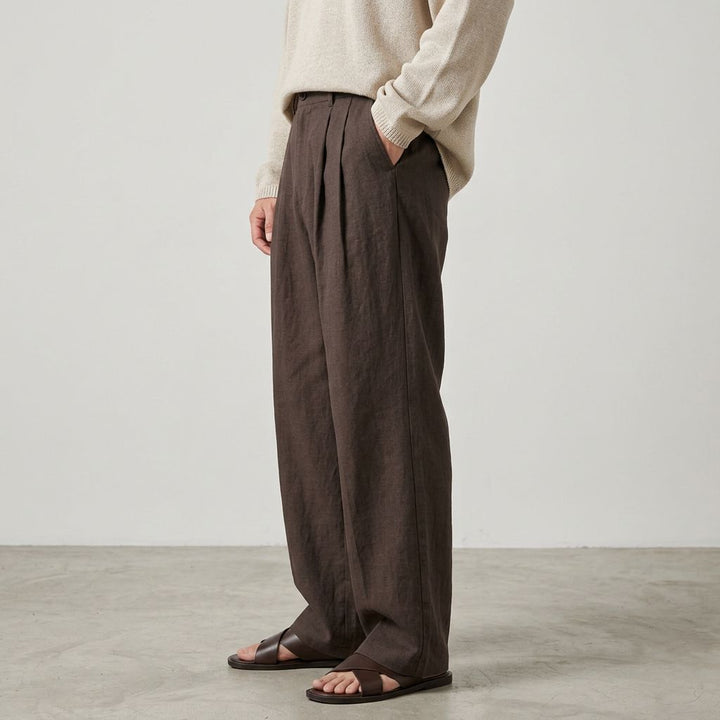 Marlowe™ | The Relaxed Linen Wide-Leg Pants