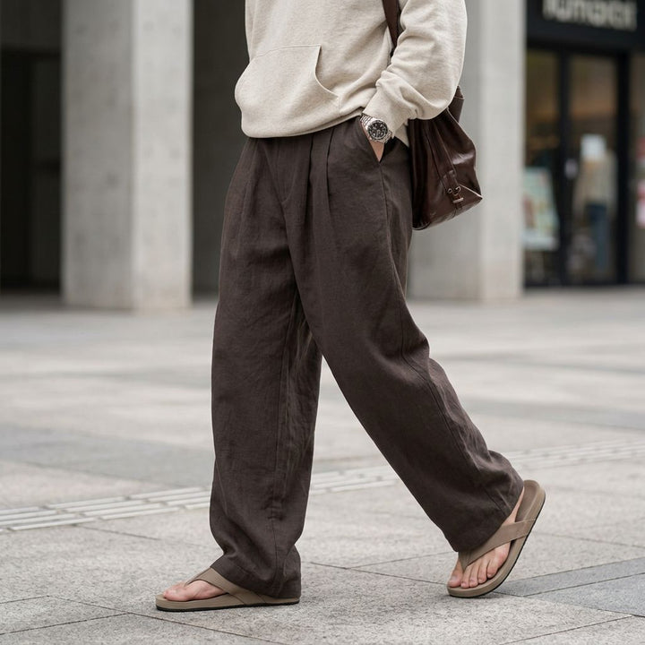 Marlowe™ | The Relaxed Linen Wide-Leg Pants