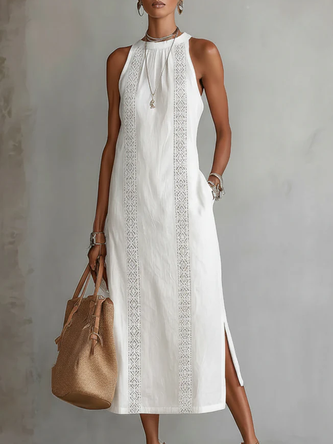 Seralyn™ | Refined Lace Midi Dress