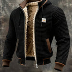 Callahan™ | The Retro Waffle-Texture Bomber Jacket