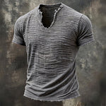 Nolan™ | Vintage V-Neck T-Shirt